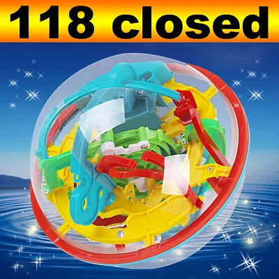 118 Addictaball Large Puzzle Ball | Addict A Ball Maze 1 3D Puzzle Game Fun Gift • £13.97