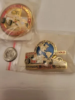 Senna F1 Championship Collector Pins From 90 And 91 • $59.95