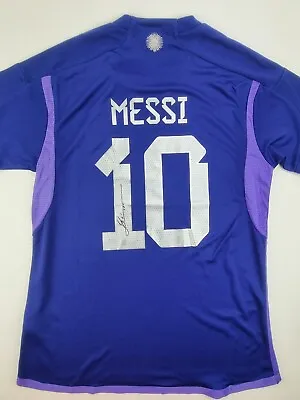 £388.98 • Buy Messi Argentina 2023 Jersey Hand Signed With COA Certificate Of Authenticity