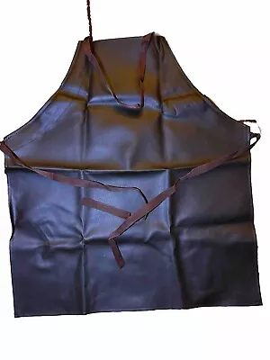 San Jamar Vinyl Apron Large Faux Leather Apron SPLASH RESISTANT • $15