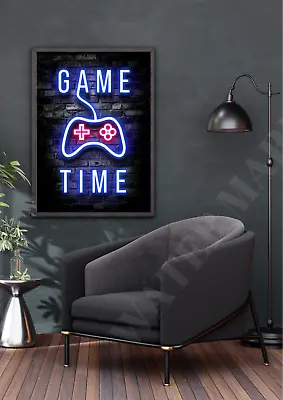 Gamer Xbox Playstation Print Wall Art Poster Bedroom Decor Games Room A4 • £5.99