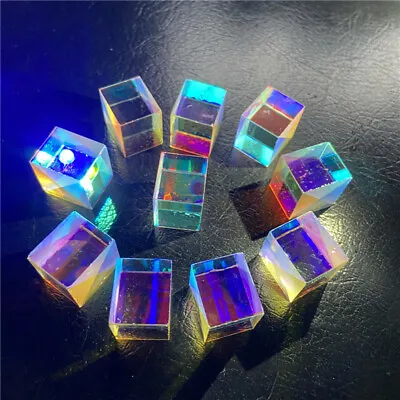 10PCS 2.2X2.15cm Defective Optical Dichroic X-Cube Prism RGB Combiner Splitter • $12.38