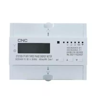 Smart Energy Meter Power Consumption Monitor KWh 3 Phase WIFI 50/60Hz Timer • $172.85