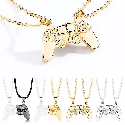 1 Pair Magnetic Game Controller Necklace Couple Necklace Holiday Gifts • £7.89