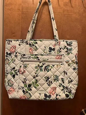 Vera Bradley Tote Bag Fits A Laptop Computer Seawater Bloom Collection. 20” X 15 • $49