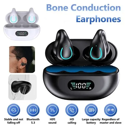 £4.79 • Buy Ear Clip Bluetooth 5.3 Wireless Headset Earbuds Headphones Sport Earphones Bone