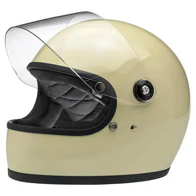 Biltwell Gringo S ECE Motorcycle Helmet - Gloss Vintage White • $329