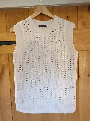 M & S Collection Sleeveless Jumper / Tank Top Size M This Seasons Worn Once • £9.99