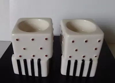 CERAMIC YANKEE CANDLE  TEA LIGHT HOLDER STACK Co 1560143 JACKSON FROST • £7