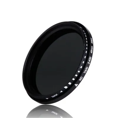 SA73 82mm Adjustable Variable Neutral-Density ND2-400 ND Filter For Canon Lens • $30.24