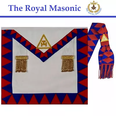 Masonic Royal Arch Companions Apron | Sash RA Chapter Regalia | Lambskin Leather • £20.29