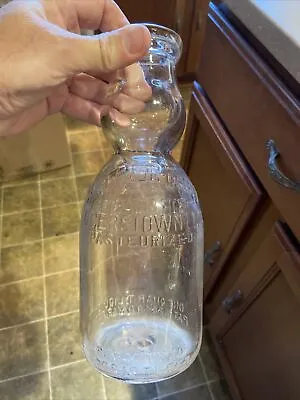 Rare Superior Dairy Embossed Quart Milk Bottle Hagerstown Maryland MD • $19.99