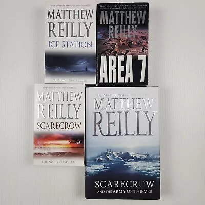 4x Matthew Reilly Book Lot: Shane Schofield/ Scarecrow Thriller Series PB HC • $25
