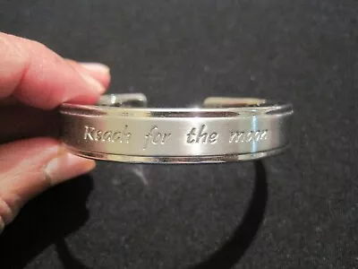 Mary Kay Reach For The Moon Cuff Bracelet In Silver Tone EUC • $12.99