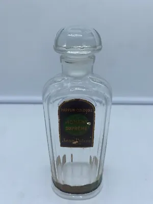 Vintage Jean Patou  Moment Supreme  Empty Glass Bottle   N61 • $9.95