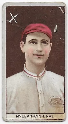 1912 T207 Brown Background LARRY McLEAN Cincinnati Reds RECRUIT • $39.99