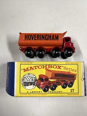 Matchbox #17: Foden Hoveringham 8-Wheel Tipper VG W/Original Box • $24.99