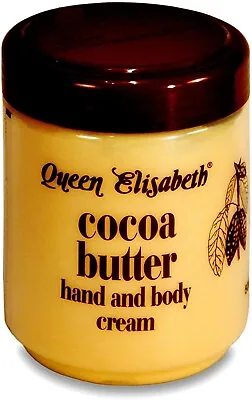 Queen Elizabeth Cocoa Butter | Soothes And Softens Hand And Body Cream Jar 500ml • £7.49