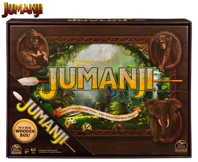 $45.67 • Buy Jumanji The Classic Board Game W/ Wooden Case Fun Play Party Toy