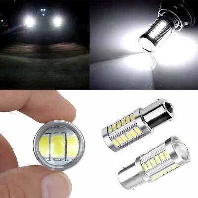 2x 33 SMD LED Car BA15S P21W 1156 Backup Reverse Light 5630 12V White Lamp SS • $5.59