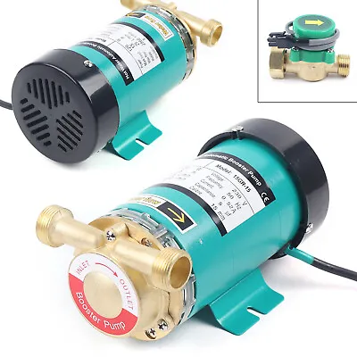 Hot Water Booster Mains Pressure Shower Pump 15GR-15 Home 120W 25L • £61