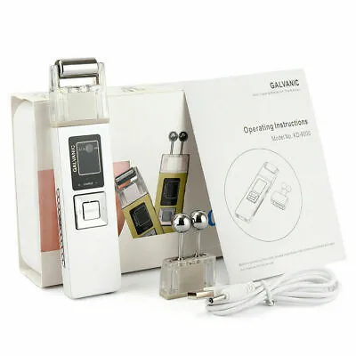 Facial Galvanic Microcurrent Ion Skin Firming Lift Massager Anti-aging Machine • $47.41