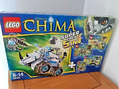 LEGO 66491 Chima Super Pack 5 In 1 -70131 70126 70128 70129 70130 New Sealed • £160