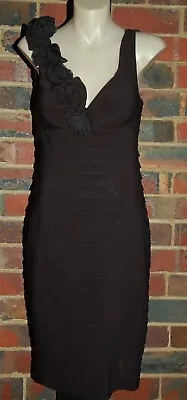 XSCAPE By JOANNA CHEN Little Black Dress - Size 4 (AU8) - EUC • £15.47