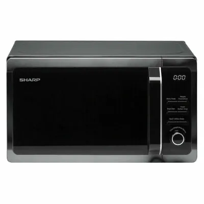 Sharp R274KM Solo 800W Digital Microwave 20 Litre Capacity Black Turntable • £60