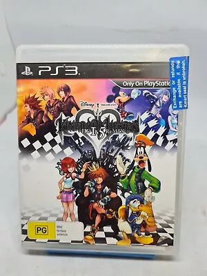 Playstation 3 Disney Kingdom Hearts HD 1.5 Remix PS3 Game Complete VGC Free Post • $10.75