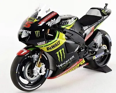 2017 Minichamps 1/12 Zarco Yamaha Yzr M1 - Monster Yamaha Tech 3 Team Motorcycle Gp • $133.38