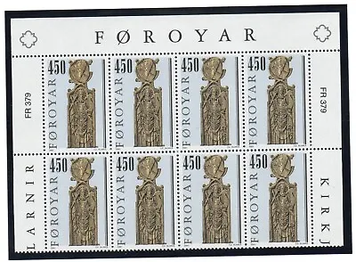 Slania Engraved Stamps - Faroes Is. 2001 Church Pews -Prt Sheet Of 8 MNH • $8