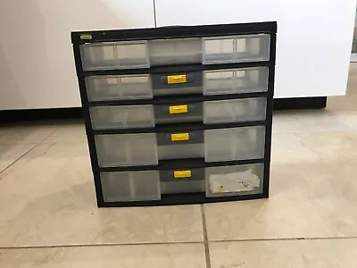 Stanley Multi Drawer Plastic Storage Cabinet • £4.99