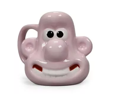 Official Wallace And Gromit Wallace Head Shaped 3d Coffee Mug Cup New & Boxed • £14.95