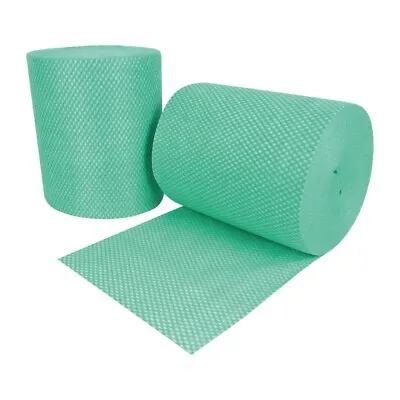 £50.01 • Buy EcoTech Envirolite Super Antibacterial Cleaning Cloths Green (Roll Of 2 X 500) -