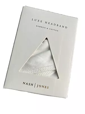 Luxe Headband Nash & Jones Bamboo And Cotton NIB • $5