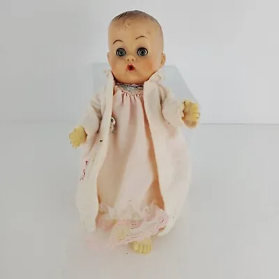Mattel Skipper Baby Doll 1963 Night Gown And Bloomers Rattles Vintage 7.5  • $38.58