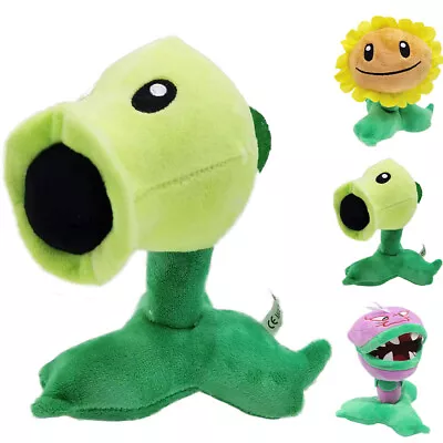 Plants Vs Zombies PVZ Plush Toy Pea Shooter Sunflower Soft Stuffed Doll Kid Gift • $13.79