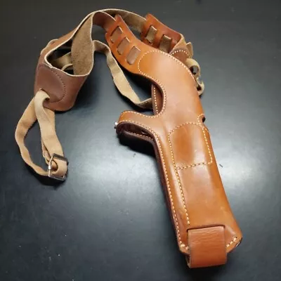 Bianchi X-2100 Phantom .38 .357 Shoulder Holster Vintage Tan Brown • $40.95