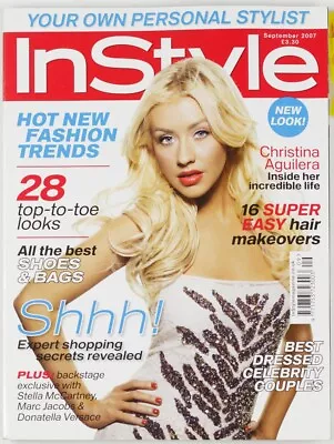 CHRISTINA AGUILERA DONATELLA VERSACE STELLA McCARTNEY SHOES BAG Instyle Magazine • $120.01