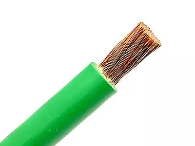 GREEN 6 Gauge AWG Welding Lead Battery Cable Copper Wire MADE IN USA PER FT • $1.19