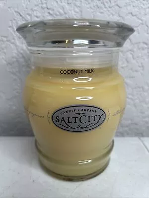 Salt City Highly Scented Discontinued Coconut Milk Candle 16oz ~ 90% • £38.91