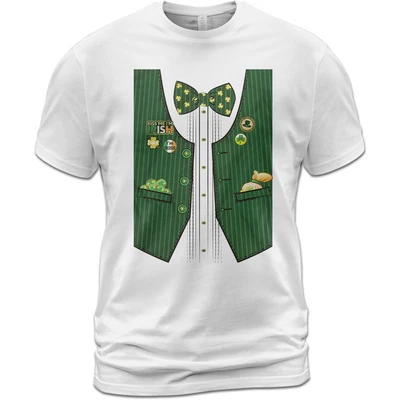 $14.36 • Buy Unisex Vest Shamrock Lucky Charm Irish St. Patricks Day