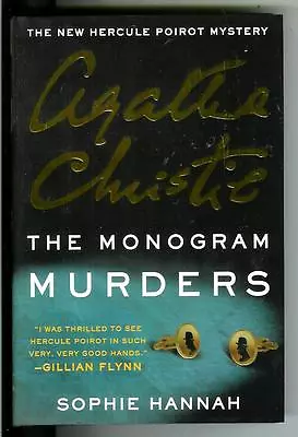 THE MONOGRAM MURDERS By Hannah US Morrow Poirot Crime Hardcover In DJ CHRISTIE • $14.99