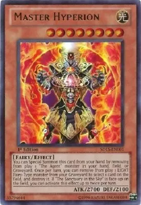 *** Master Hyperion *** Ultra Rare 1st Edition (nm) Sdls-en001 Yugioh! • $1.95