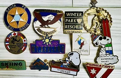 VTG Skiing Pin Lot Snoopy Winter Park Colorado Ski Resort Sun Valley Purgatory • $20