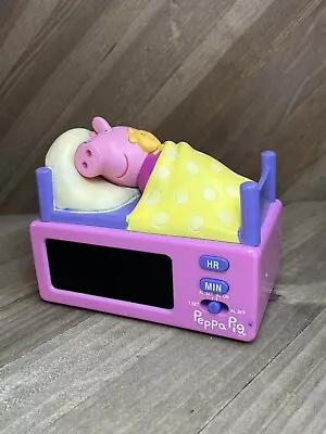 £7.70 • Buy Peppa Pig Alarm Clock Snooze Childress School Time Tested Works Jazwares