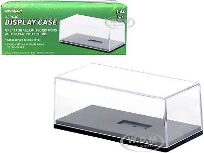 Acrylic Display Case & Plastic Base For 1/64 Scale Models By Greenlight 55025-2 • $6.49