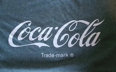 Green Mens Small T Shirt Coca Cola Official Merchandise Vintage Retro Washed • £4.99