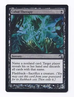 Magic The Gathering Cabal Therapy Holo Foil 12/30 Graveborn Premium Deck Series • $5.15